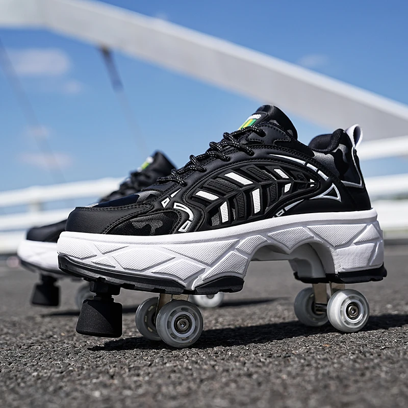 Childrens Roller Skates Four-w - Running Shoes ulasan dan harga