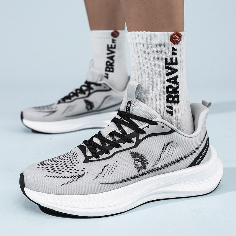 Ultra Light Men Sport Running  - Shock Absorbing Gym Trainers ulasan dan harga