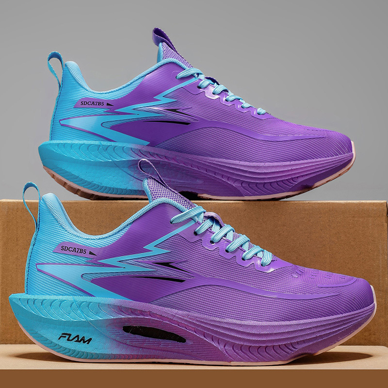 Running Shoes Men Carbon Board - Breathable Mesh Athletic Shoes ulasan dan harga